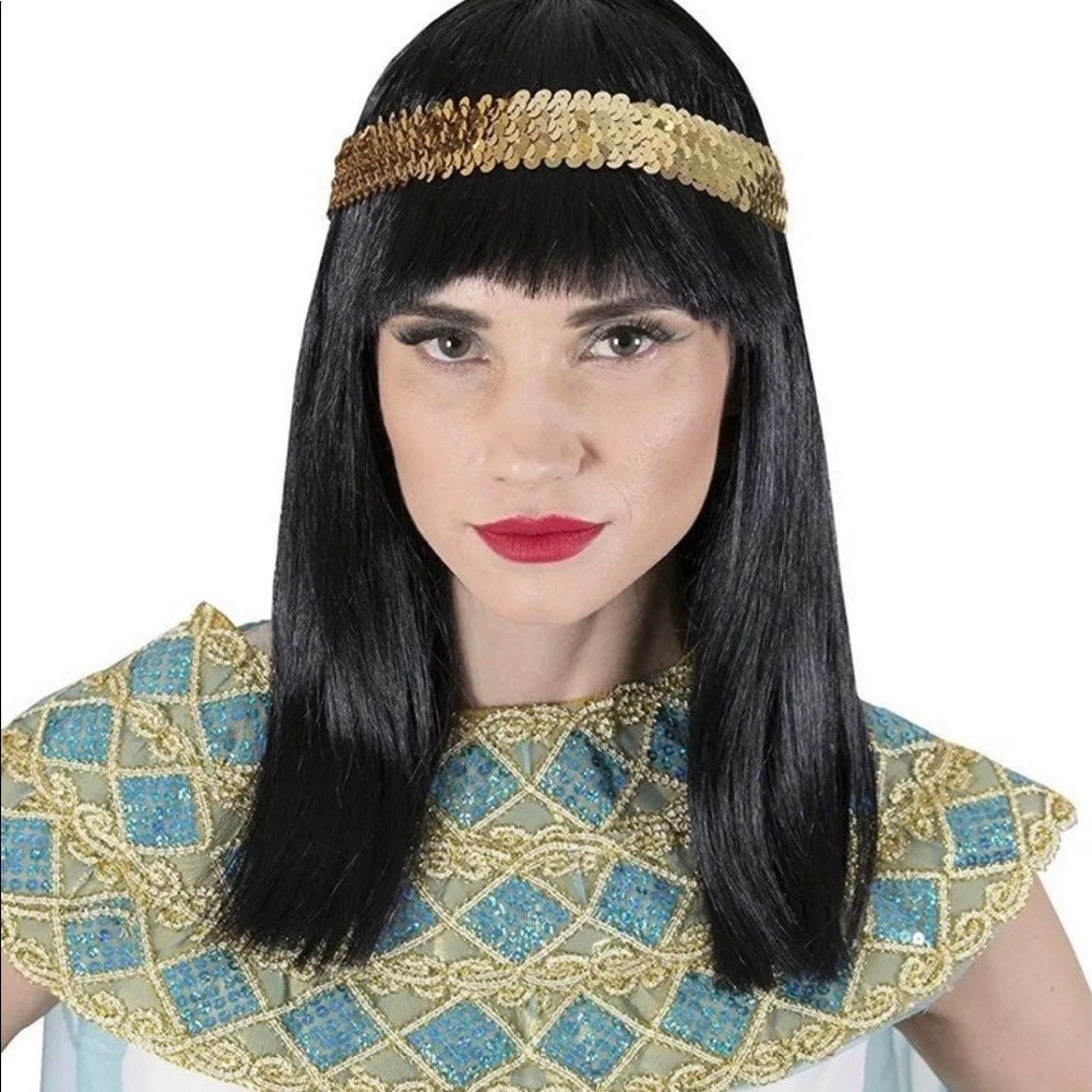 Cleopatra wig, halloween costume, NWT